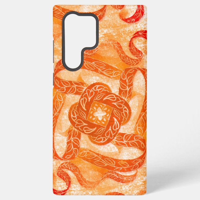 Sunset Swirl Pattern Phone Case (Back)