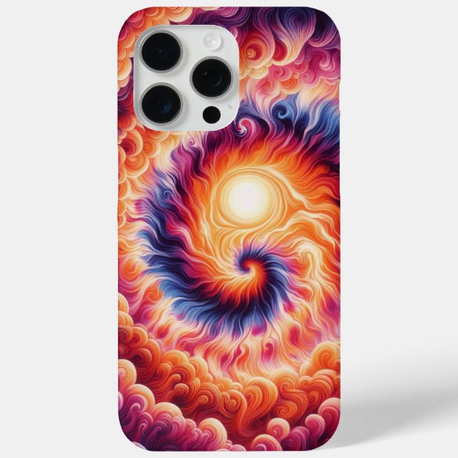 Sunset Swirl, Tie-Dye Case-Mate iPhone Case (Back)
