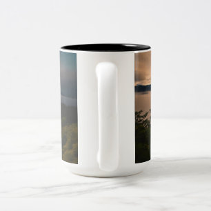 "Sunset Symphony" Two-Tone Coffee Mug