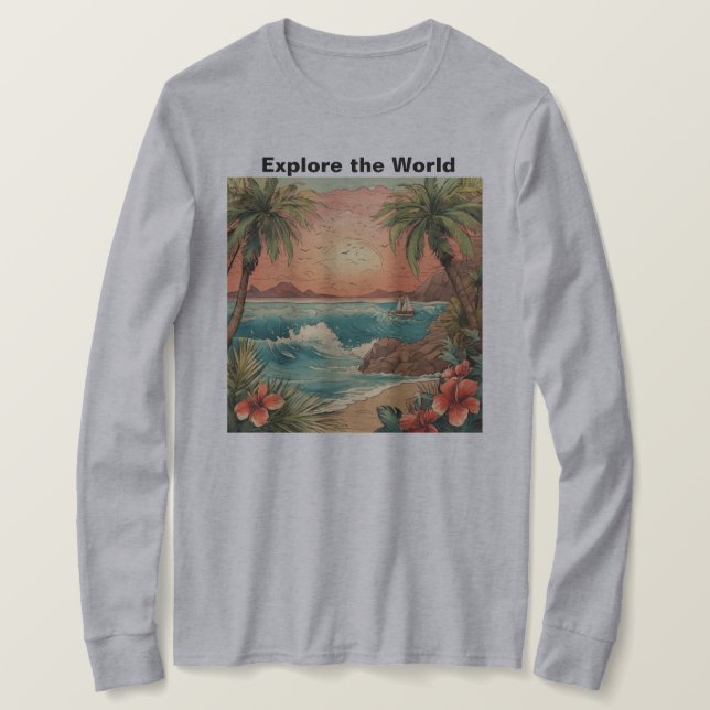 sunset T-shirt (Design Front)