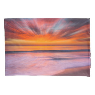 Sunset Tamarack Beach   Carlsbad, CA Pillowcase