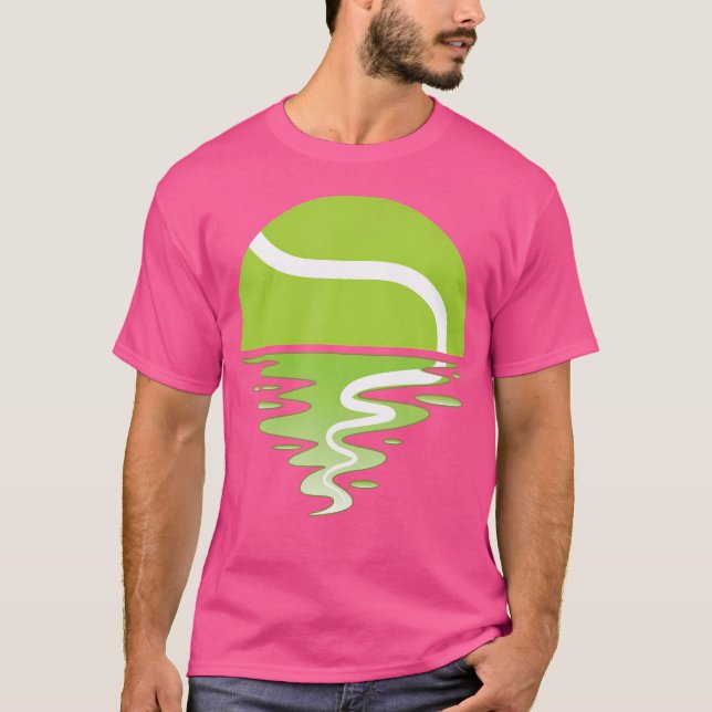 Sunset Tennis Ball T-Shirt (Front)