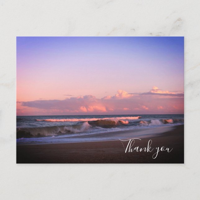Sunset Thank you card (Front)