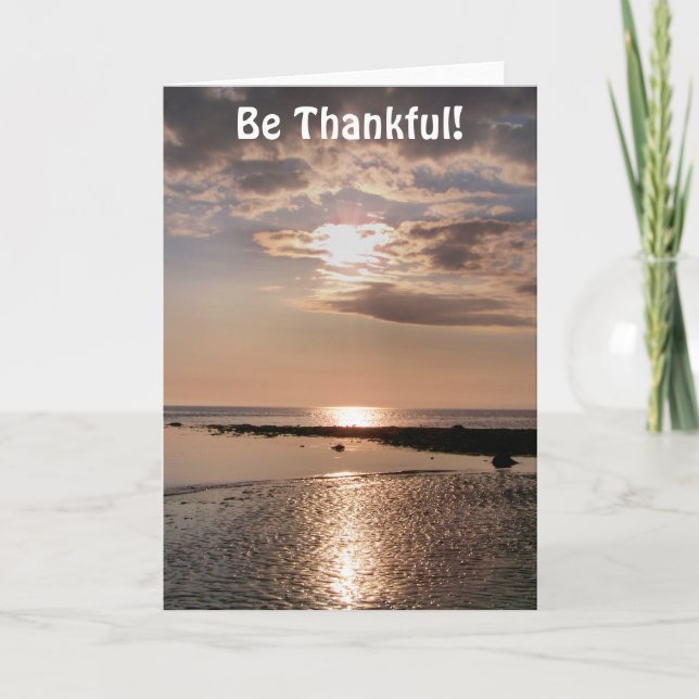 SUNSET THANK YOU CARD (Front)