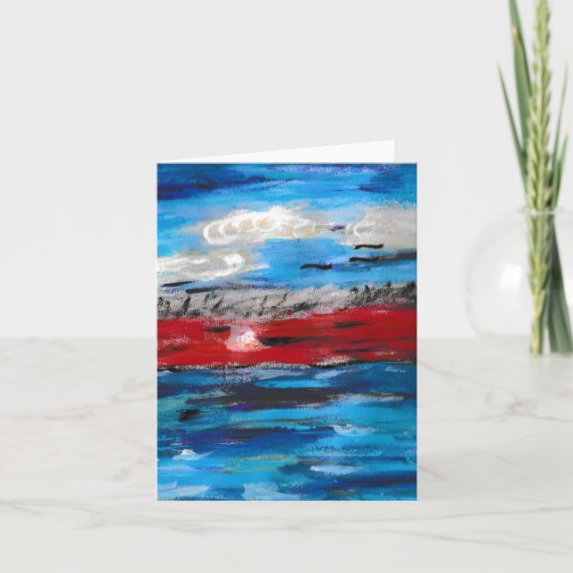 Sunset Thank You Card (Front)