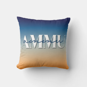 sunset theme cushion