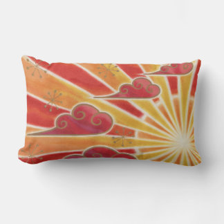Sunset throw pillow