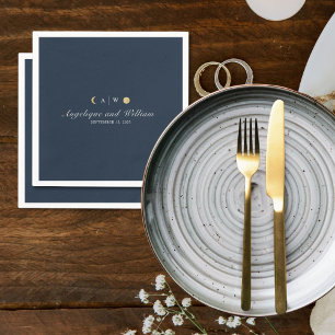 Sunset To Moonrise Wedding Napkin