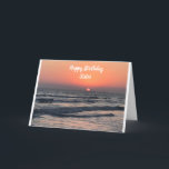 SUNSET TO SUNDOWN *HAPPY BIRTHDAY SISTER*  CARD<br><div class="desc">DO YOU HAVE THAT SPECIAL ****SISTER *** WHO YOU LOVE AND WANT TO SAY "HAPPY BRITHDAY" WITH A BEAUTIFUL BEACH SUNSET? REMEMBER YOU CAN CHANGE THE VERSE INSIDE AND OUT IF YOU WISH. THANKS FOR STOPPING BY ONE OF MY EIGHT STORES.</div>