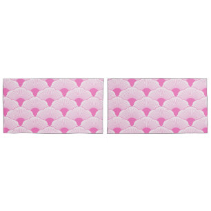 Sunset, tonal pink, concrete texture pillowcase