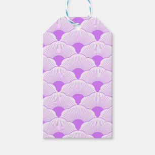 Sunset, tonal violet, concrete texture gift tags