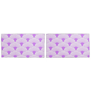 Sunset, tonal violet, concrete texture pillowcase