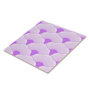 Sunset, tonal violet, concrete texture tile