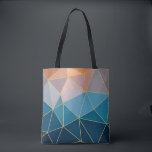 Sunset tote. Geometric pattern tote bag<br><div class="desc">Sunset tote. Simple geometric mutli coloured pattern. Geometric orange and blue colour scheme help perk your shopping with a pop of colour with this tote bag.</div>
