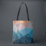 Sunset tote. Geometric pattern tote bag<br><div class="desc">Sunset tote. Simple geometric mutli coloured pattern. Geometric orange and blue colour scheme help perk your shopping with a pop of colour with this tote bag.</div>