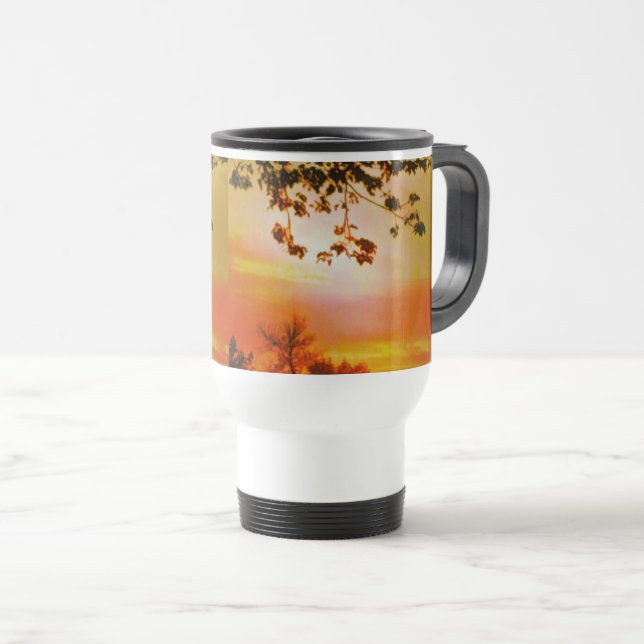 Sunset Travel Mug (Front Right)