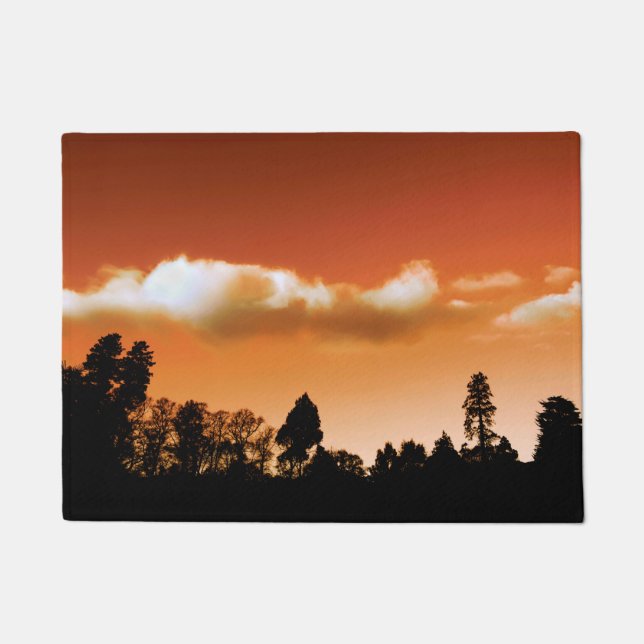 Sunset trees doormat (Front)