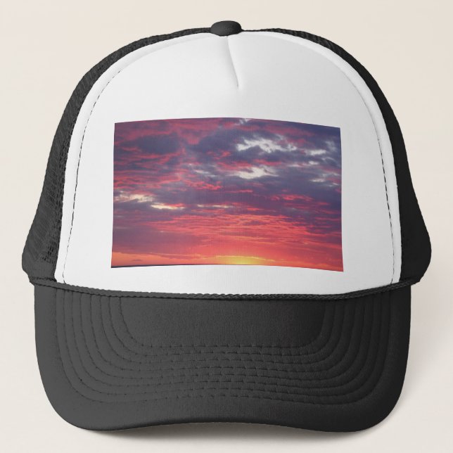 sunset trucker hat (Front)