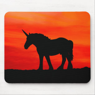 sunset Unicorn Mouse Pad