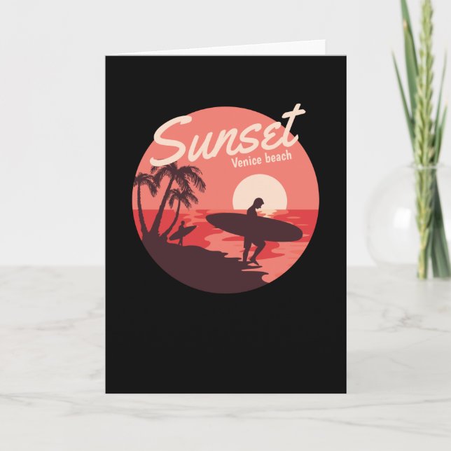 Sunset Venice Card (Front)