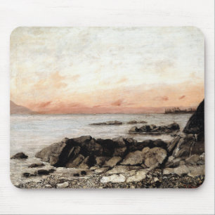 Sunset, Vevey, Switzerland – Gustave Courbet Mouse Pad