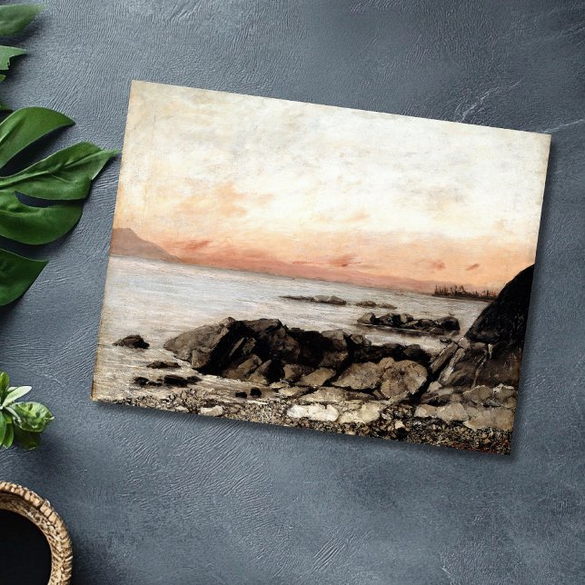 Sunset, Vevey, Switzerland – Gustave Courbet Postcard (Creator Uploaded)