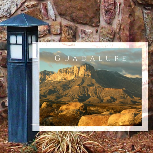 Sunset View of El Capitan, Guadalupe Mountains NP Postcard (Creator Uploaded)