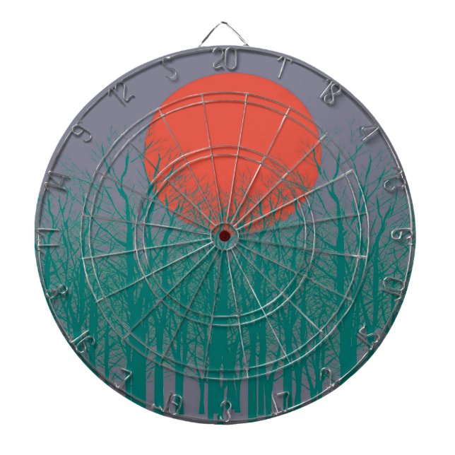 Sunset Vintage 2 Dartboard (Front)