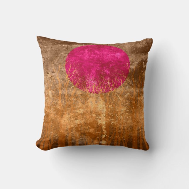 Sunset Vintage | Abstract Painting 5 Cushion (Front)