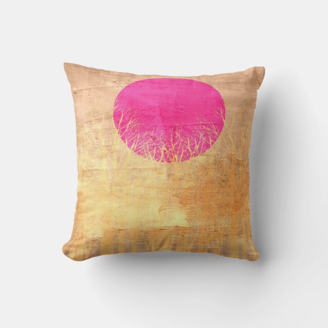 Sunset Vintage | Abstract Painting Cushion (Front)