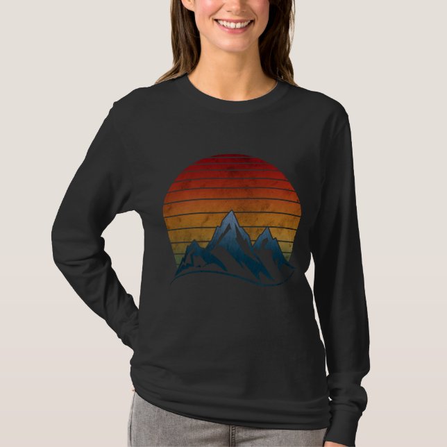 SUNSET VINTAGE MOUNTAIN T-Shirt (Front)