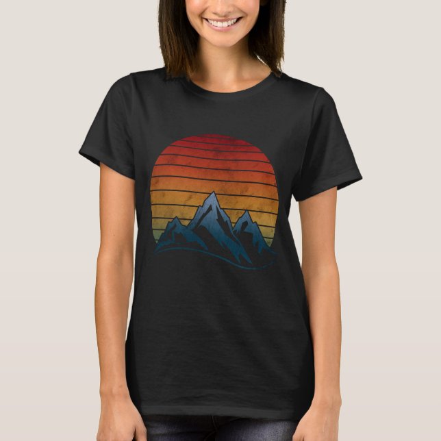 SUNSET VINTAGE MOUNTAIN T-Shirt (Front)