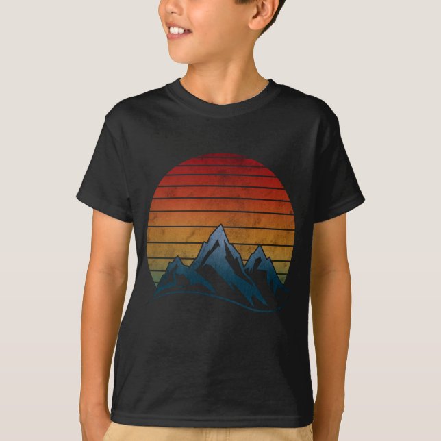 SUNSET VINTAGE MOUNTAIN T-Shirt (Front)
