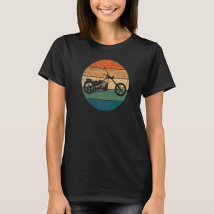 Sunset Vintage Retro Chopper Bike Biker Motorcycle T-Shirt
