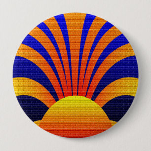 Sunset Wall 10 Cm Round Badge