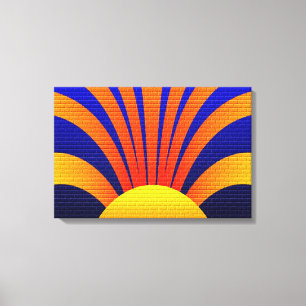 Sunset Wall Canvas Print