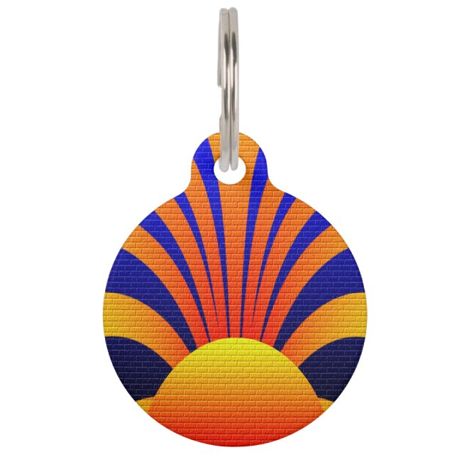 Sunset Wall Pet Tag (Front)