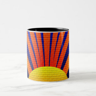 Sunset Wall Two-Tone Coffee Mug