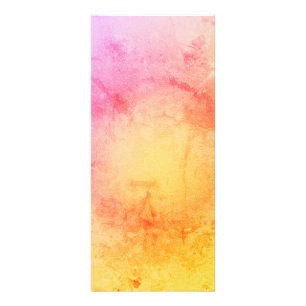 Sunset Watercolor Marble Rack Card