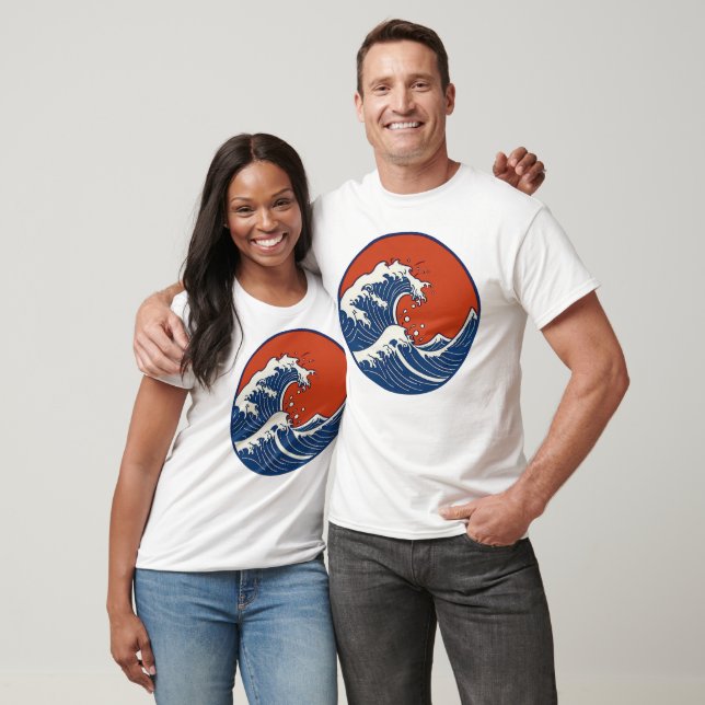 Sunset Wave.  T-Shirt (Unisex)