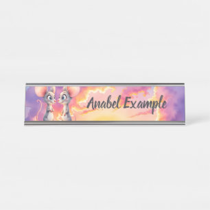 Sunset Whispers – A Tiny Love Story. Desk Name Plate