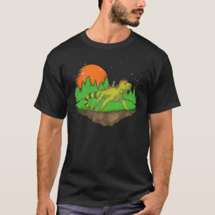 Sunset Wildlife Reptile Animal Lizard Pet Owner Ig T-Shirt