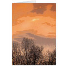 Sunset with Bare Trees