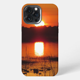 Sunset with reflection iPhone 13 pro max case