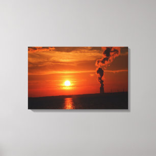 Sunset Wrapped Canvas