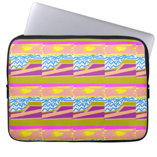 Sunset Yacht Waves Laptop Sleeve
