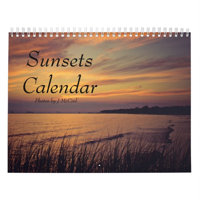 Sunsets Calendar (Cover)