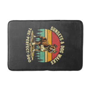 Sunsets & Dog Walks - The Perfect Duo Bath Mat