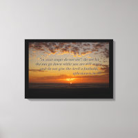 sunset's last moment with ephesians 4:26-27