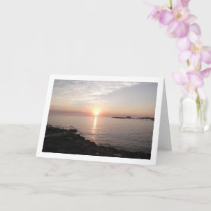 Sunsetting in Paphos, Cyprus Card